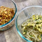 spicy and non-spicy soybean sprouts