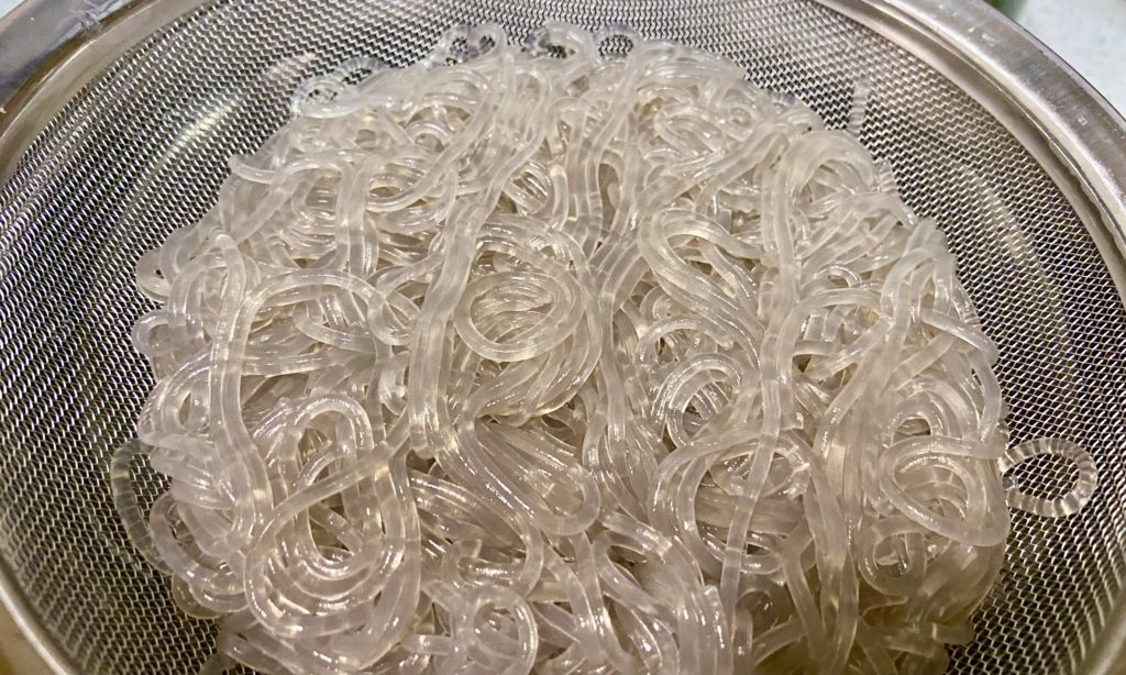 boiled potato starch noodles