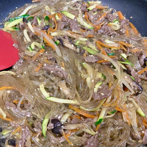 Jap chae with beef